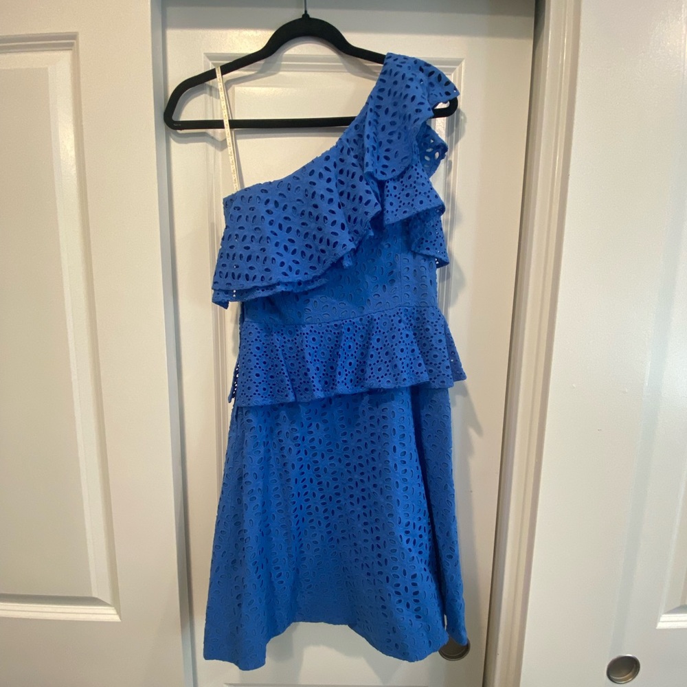 NWT Lilly Pulitzer One shoulder eyelet dress